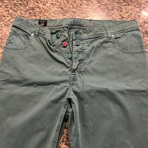 Kiton Mens Chino Pant Green